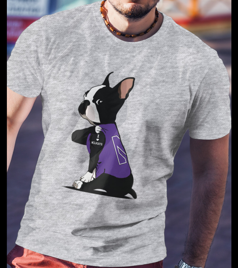Northwestern Wildcats I Love Bulldogs T-Shirt