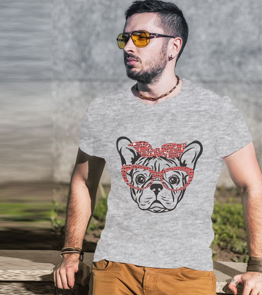 Mississippi State Bulldogs Bulldog With Bow And Glasses T-Shirt