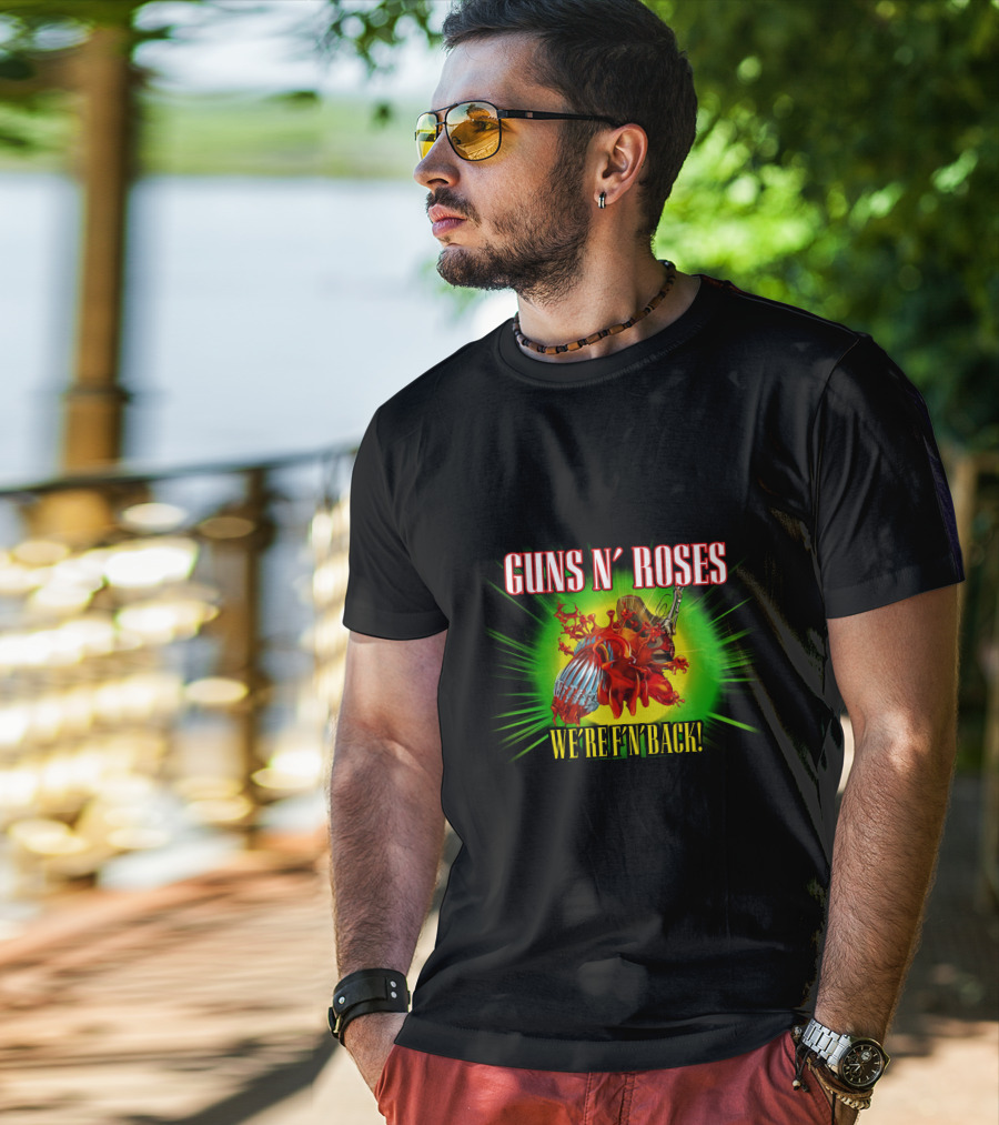 Guns N' Roses We're F'N Back T-Shirt