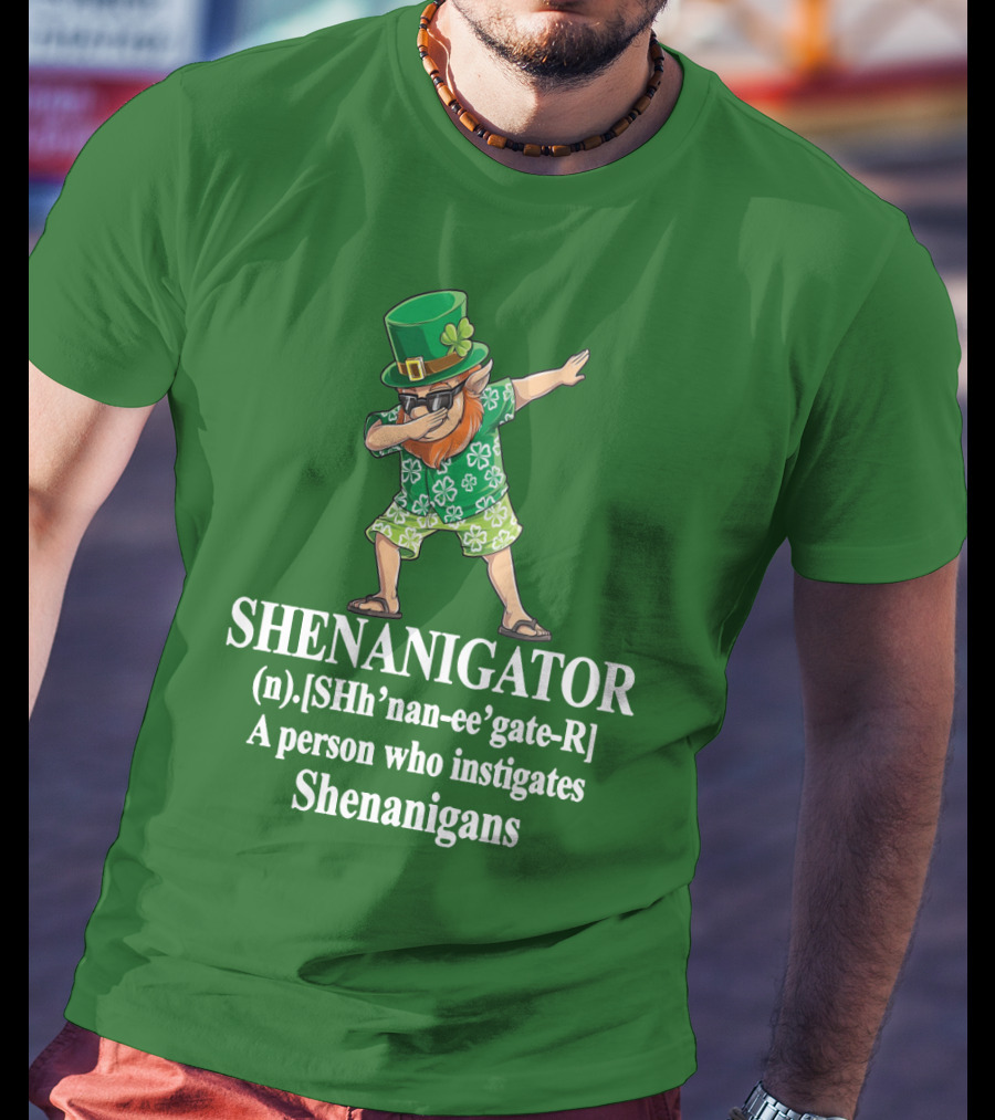 SHENANIGATOR Definition Celtic Inspired Mischief Instigator T-Shirt