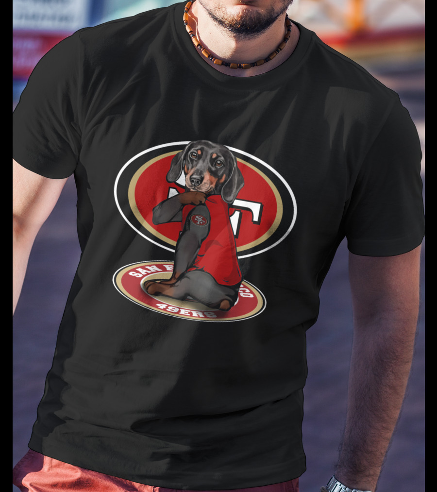 San Francisco 49ers Dachshunds Nfl Team T-Shirt