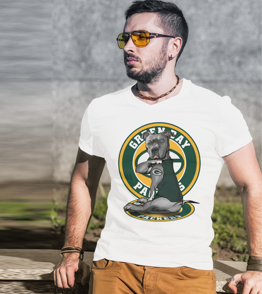 Green Bay Packers Pitbull T-Shirt