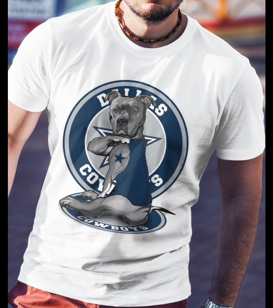 Dallas Cowboys Pitbull Star T-Shirt