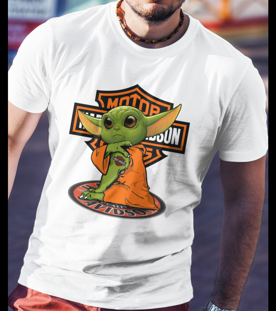 Harley Davidson Yoda Motorcycles T-Shirt