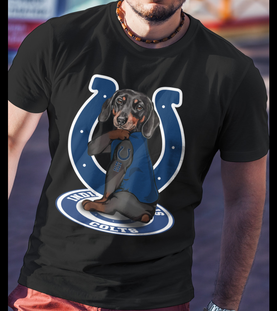 Indianapolis Colts Dachshunds Fan T-Shirt