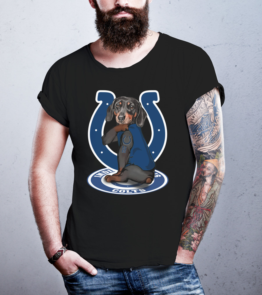 Indianapolis Colts Dachshunds Fan T-Shirt