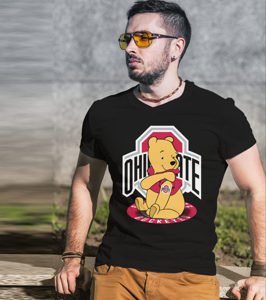 Ohio State Pooh Bear Buckeyes T-Shirt