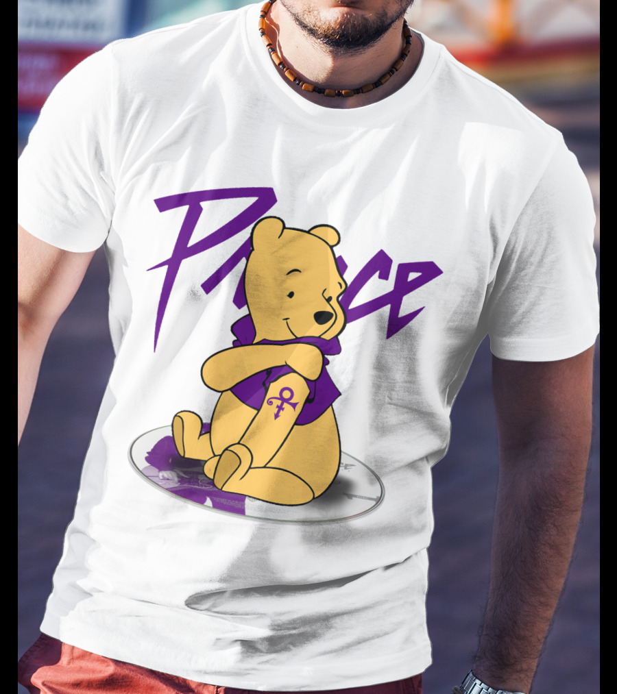 Pooh Prince Purple Symbol Icon Ultimate T-Shirt