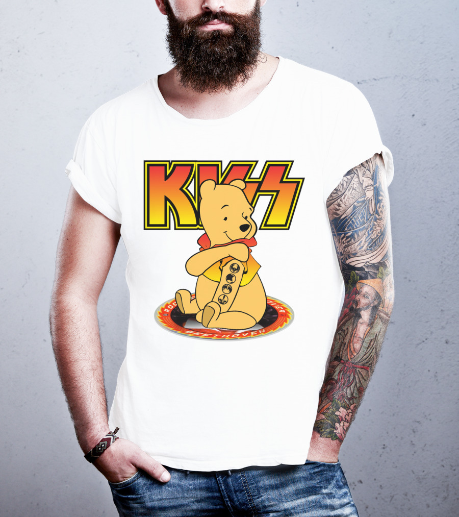 KISS Pooh Beethoven Band T-Shirt