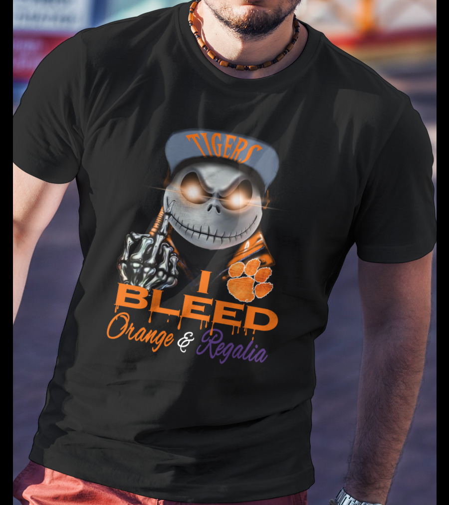 Tigers I Bleed Orange & Regalia T-Shirt