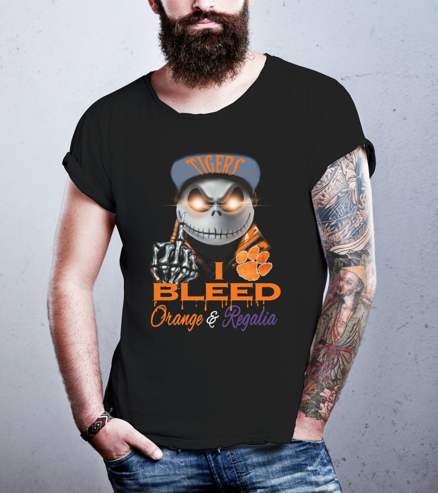 Tigers I Bleed Orange & Regalia T-Shirt