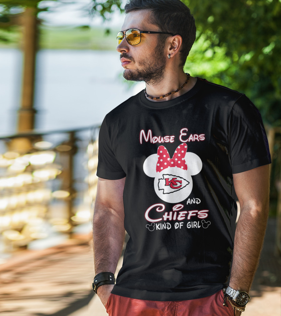 Mouse Ears And Chiefs Kind Of Girl T-Shirt