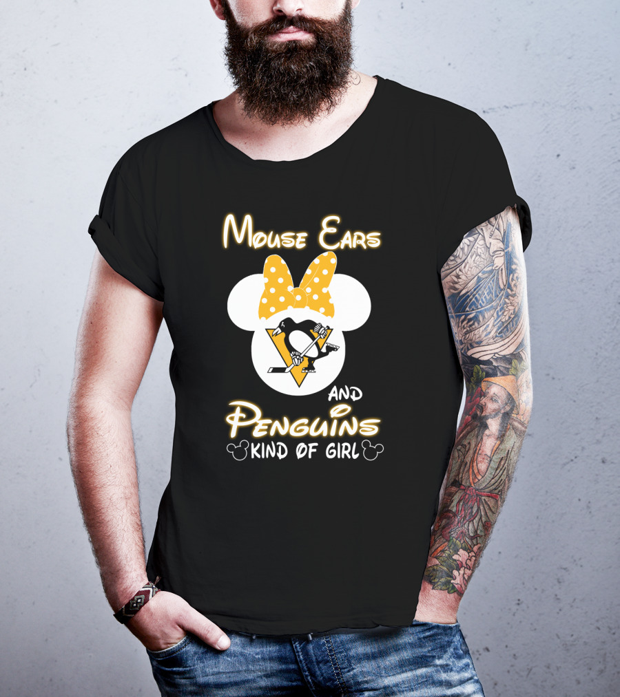 Mouse Ears And Penguins Kind Of Girl T-Shirt