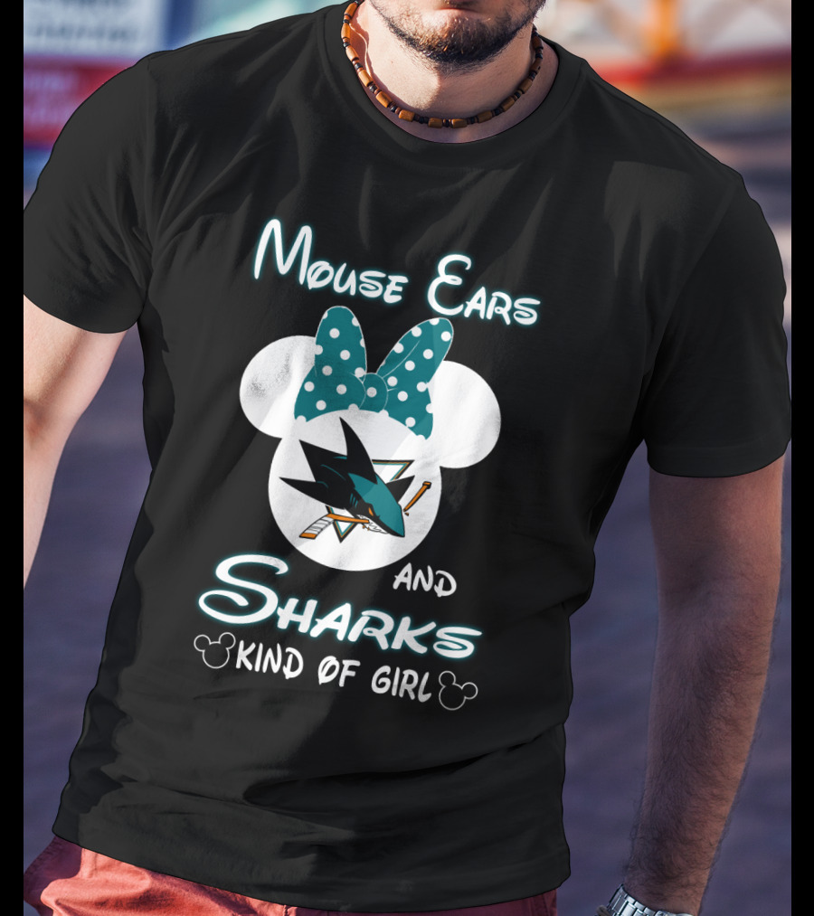Mouse Ears And Sharks Kind Of Girl T-Shirt