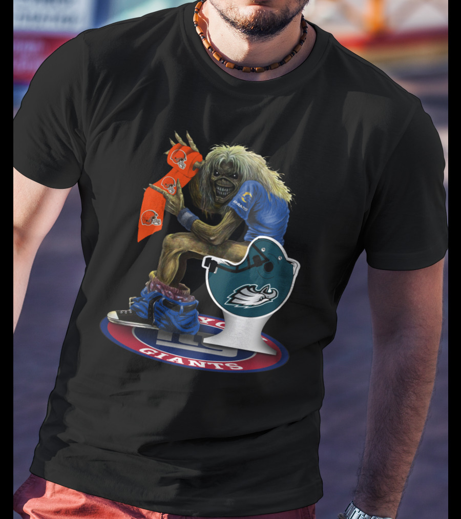 Eddie Giants Browns Eagles Nfl Rivalry T-Shirt
