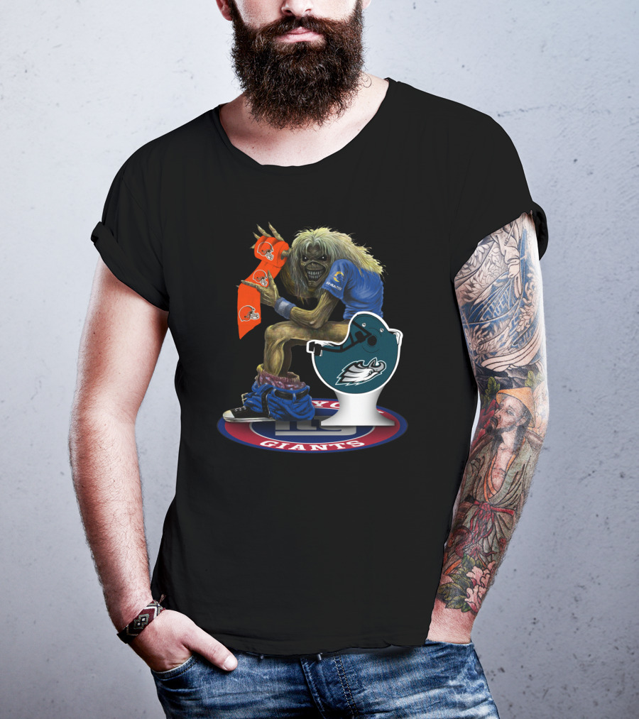 Eddie Giants Browns Eagles Nfl Rivalry T-Shirt