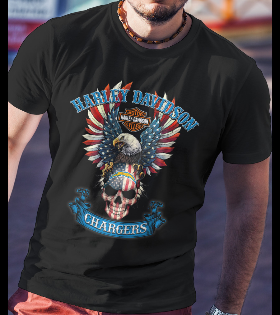 Harley Davidson Motor Cycles Chargers T-Shirt