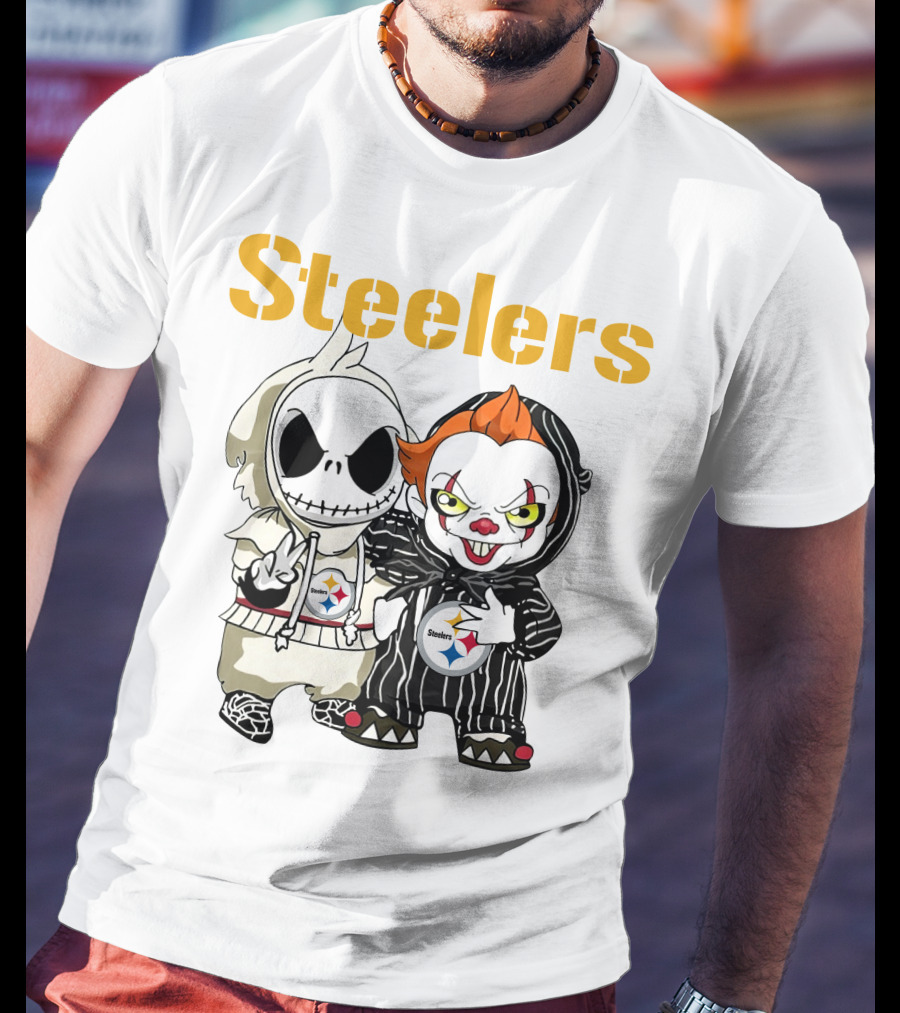 Steelers Jack Pennywise Cartoon Characters T-Shirt
