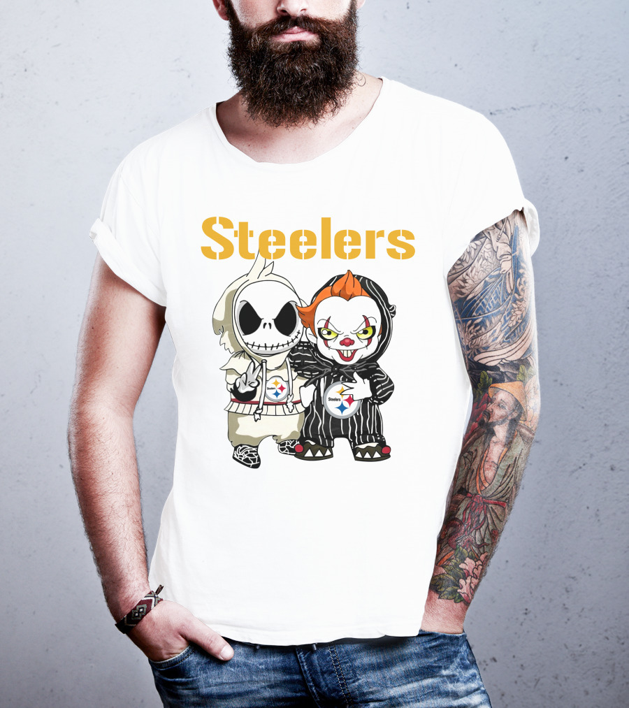 Steelers Jack Pennywise Cartoon Characters T-Shirt