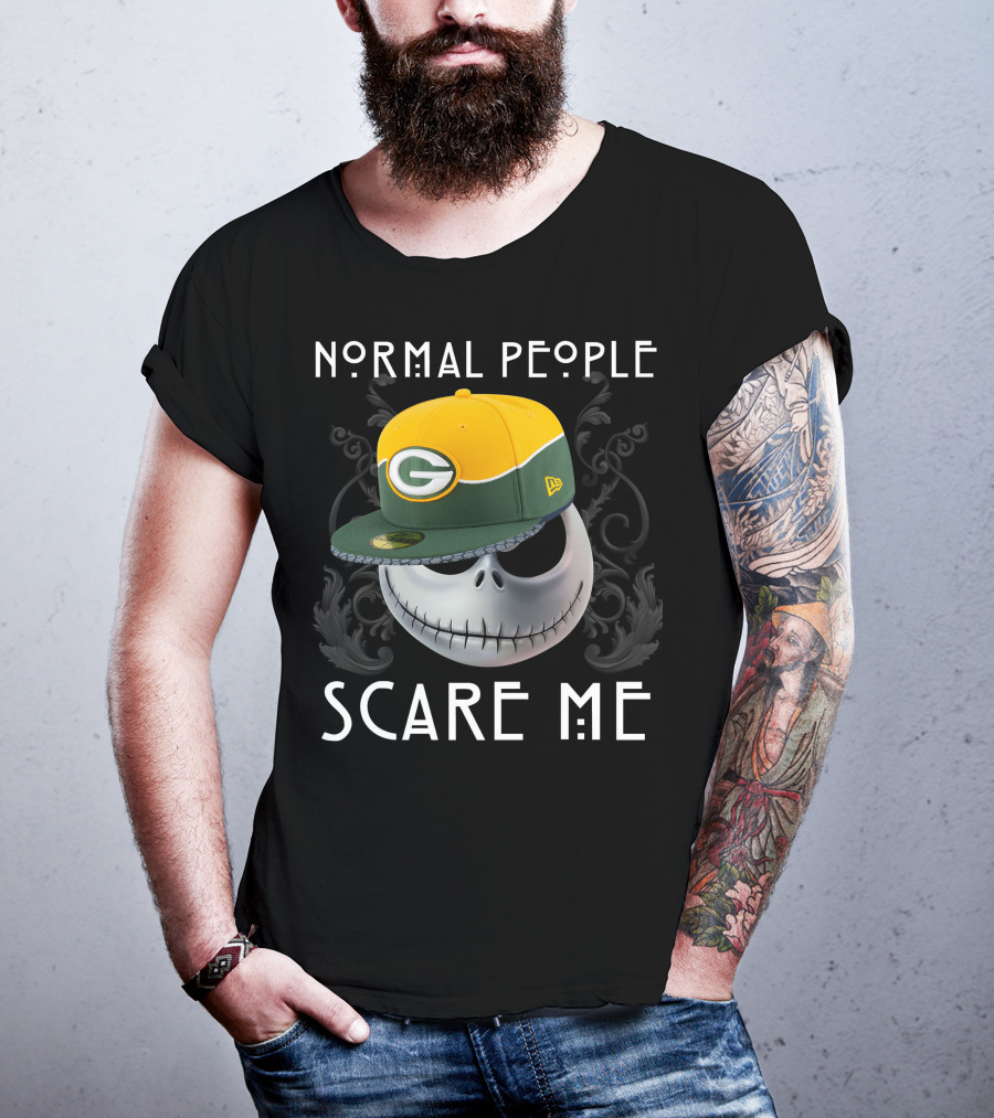 NORMAL PEOPLE SCARE ME Packers T-Shirt