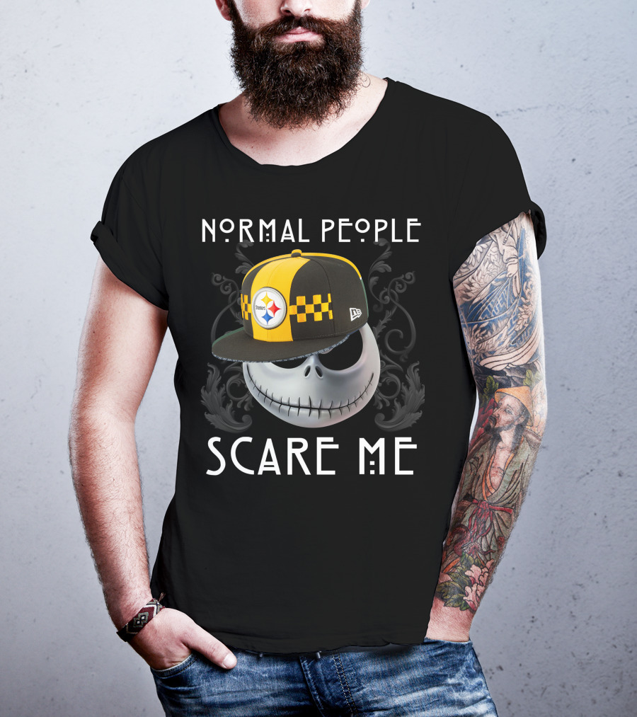 Normal People Scare Me Steelers T-Shirt