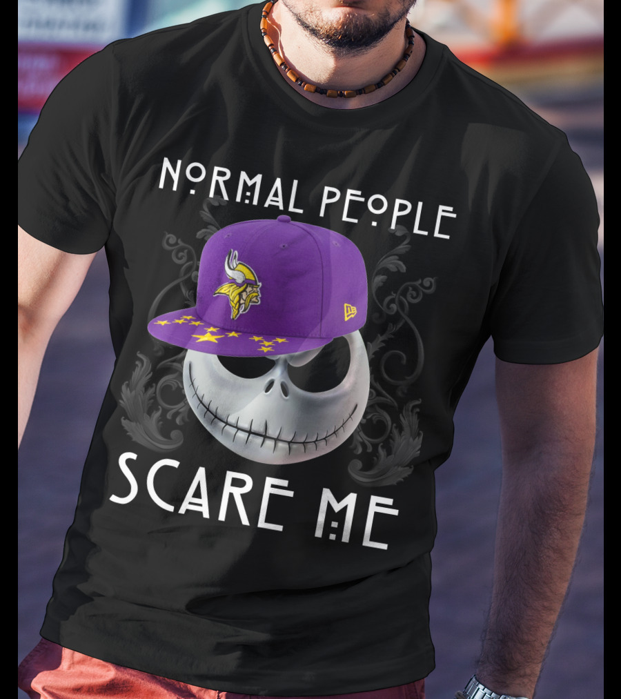 Normal People Scare ME Jack Vikings T-Shirt