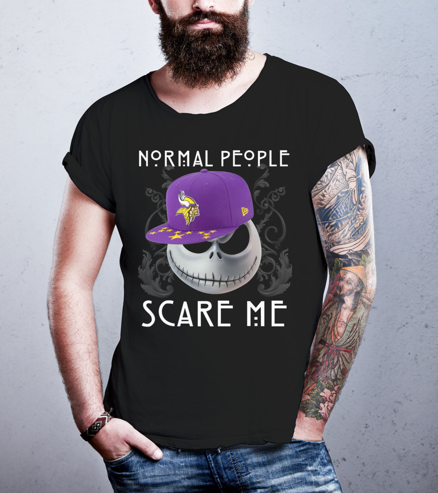 Normal People Scare ME Jack Vikings T-Shirt