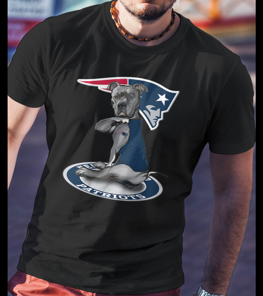 19 New England Patriots Dog T-Shirt