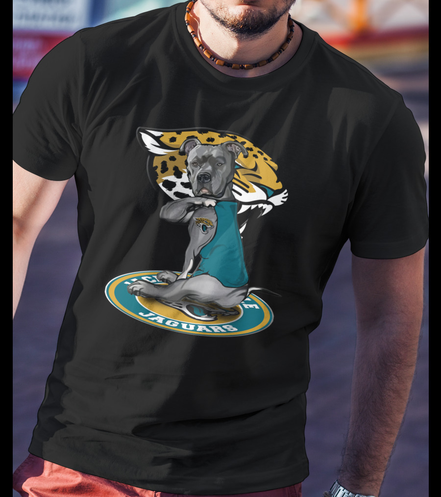 15 Jacksonville Jaguars Dog Fan With Team T-Shirt