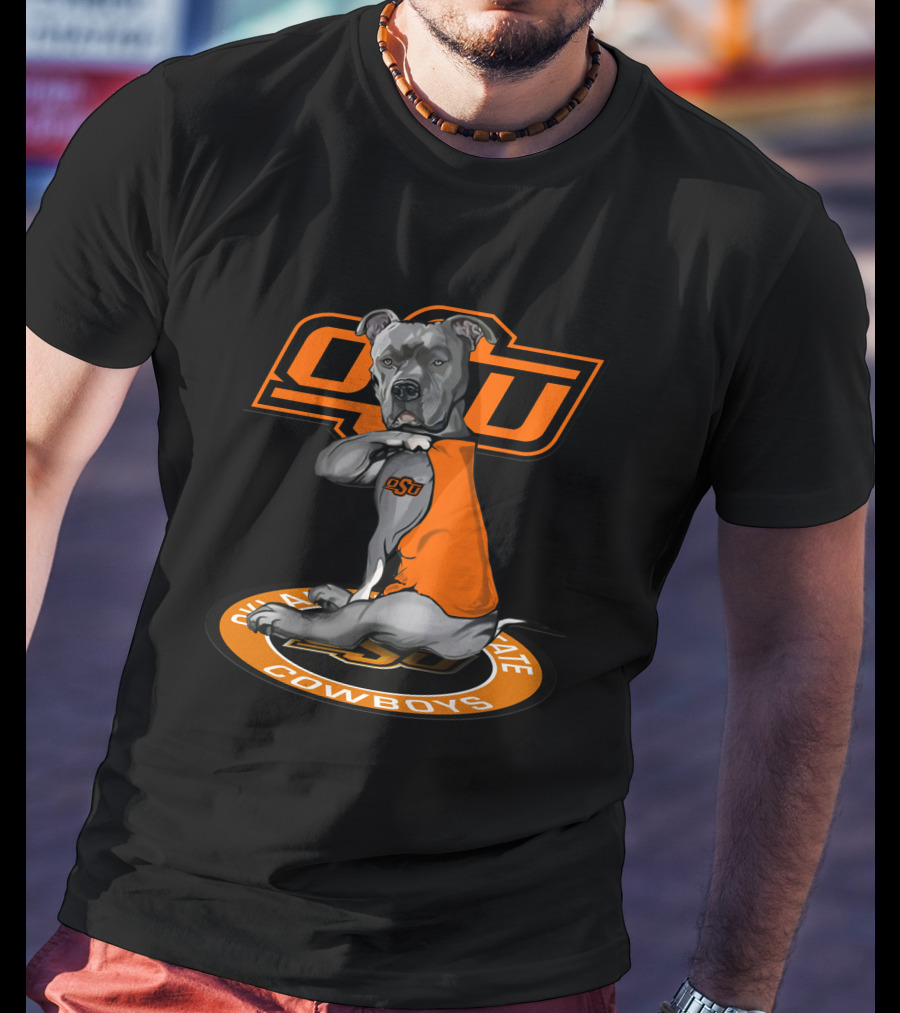 Osu Oklahoma State Cowboys Dog Mascot T-Shirt