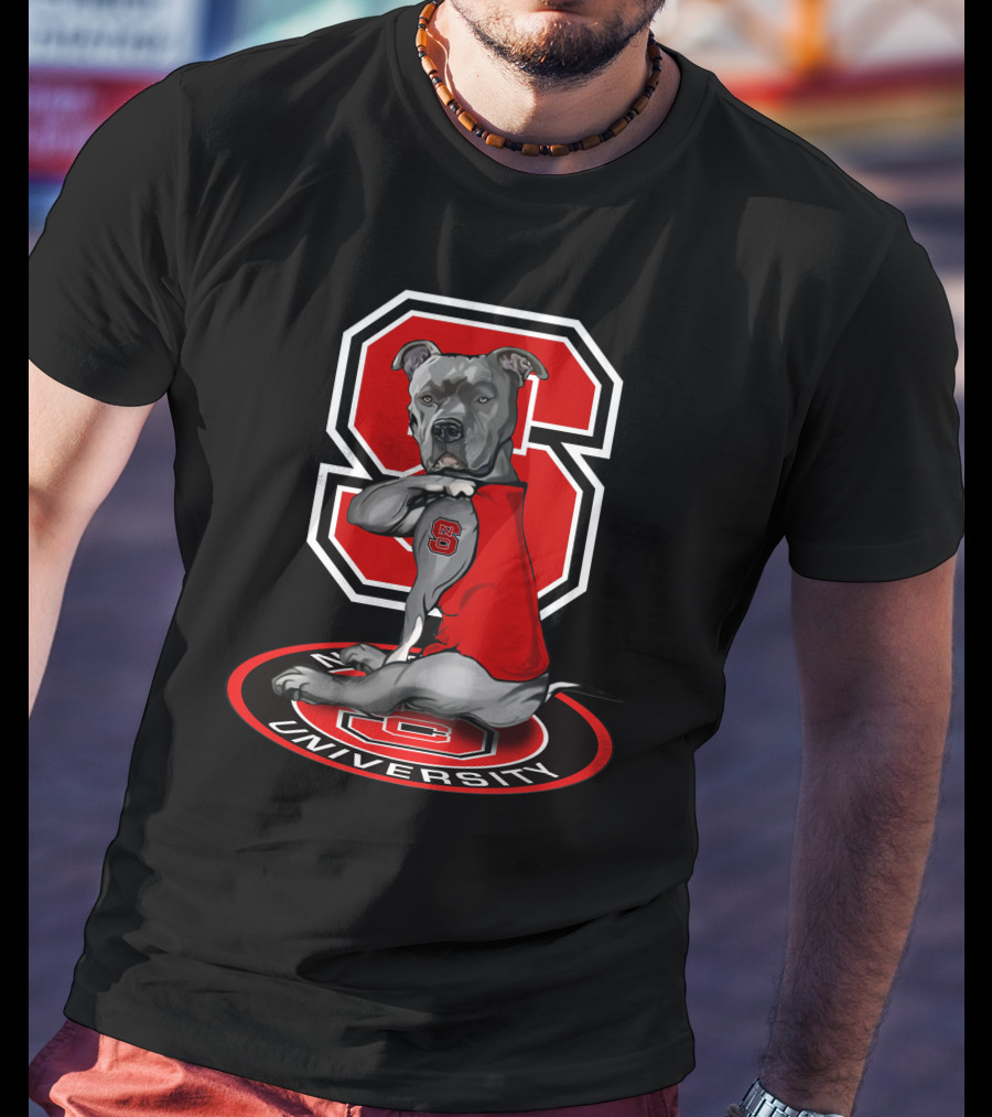 Nc State Wolfpack University Bulldog T-Shirt