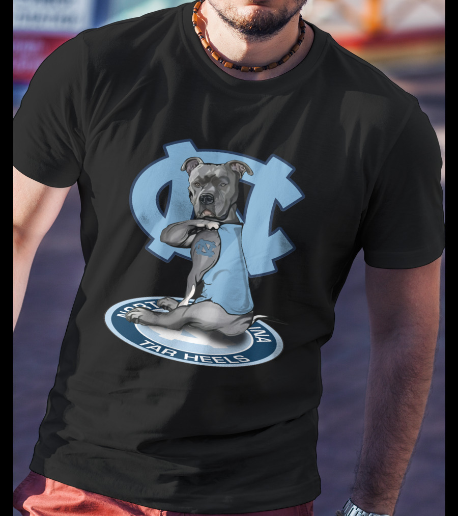 North Carolina Tar Heels 20 Dog T-Shirt