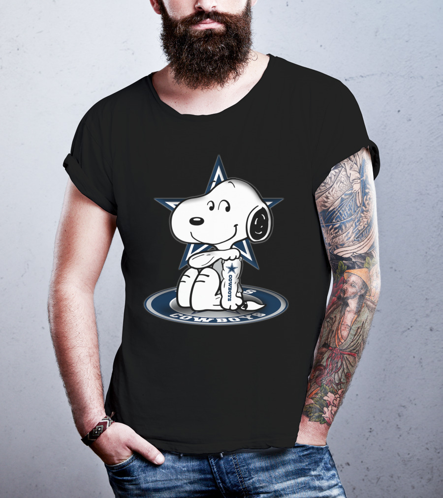 Snoopy Dallas Cowboys Star Logo T-Shirt