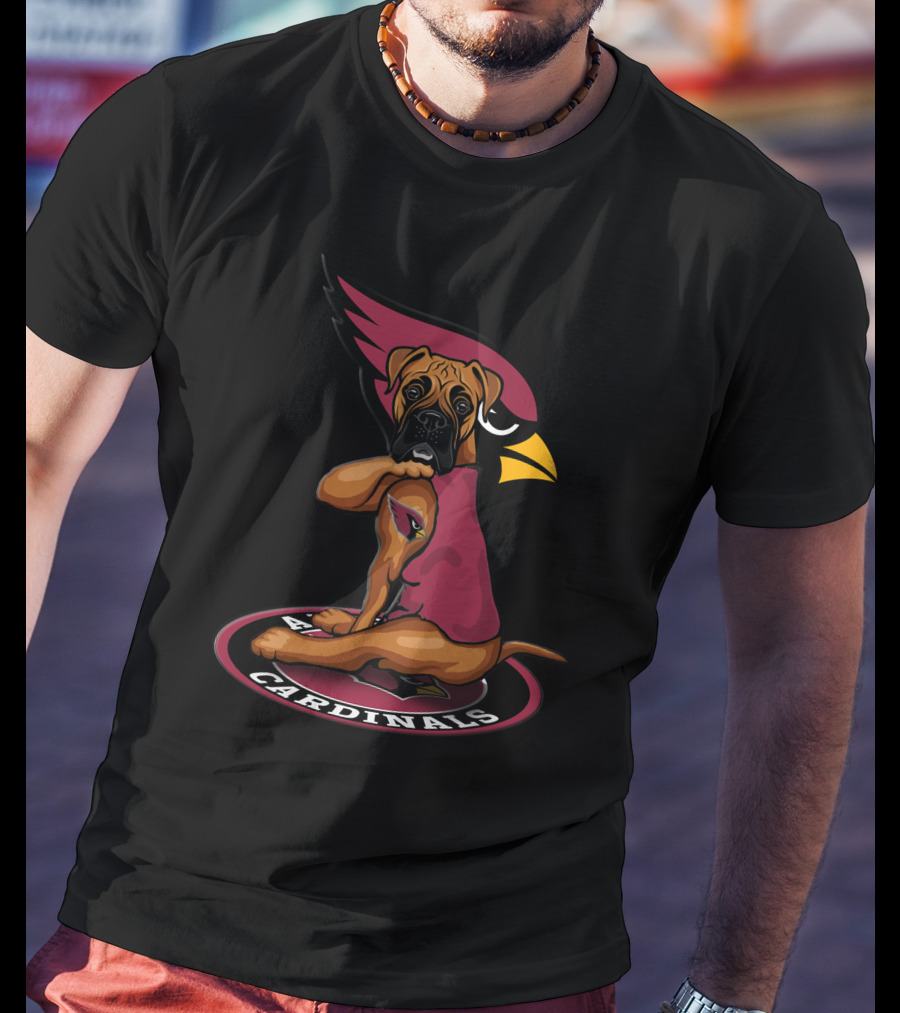 Arizona Cardinals Dog Sports Team T-Shirt
