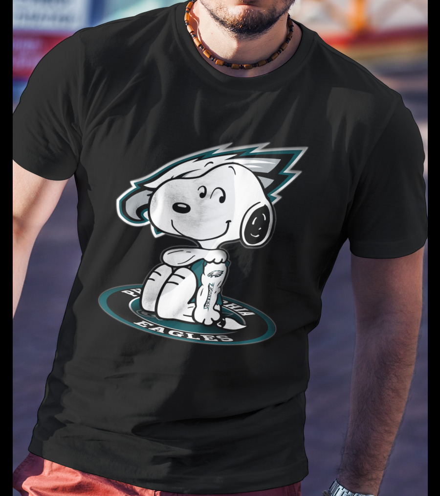 Snoopy Tattoo Philadelphia Eagles T-Shirt