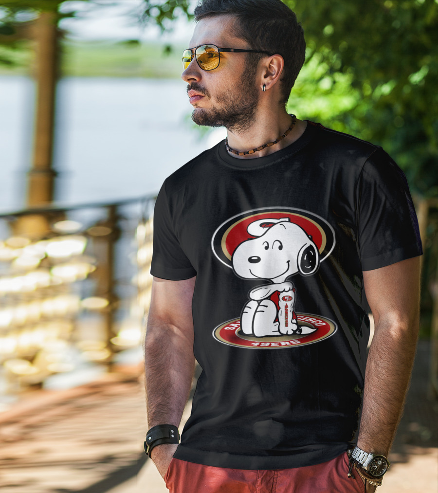 Snoopy San Francisco 49ers Football Fans T-Shirt