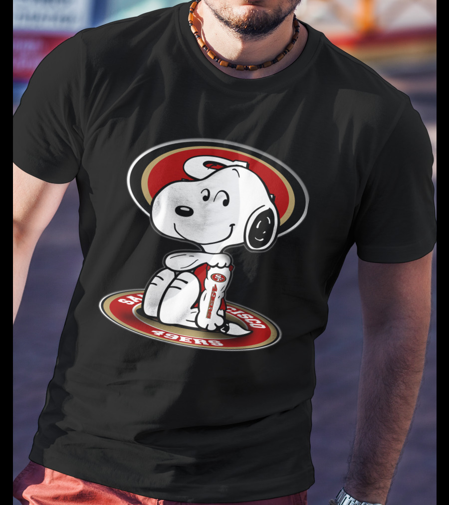 Snoopy San Francisco 49ers Football Fans T-Shirt