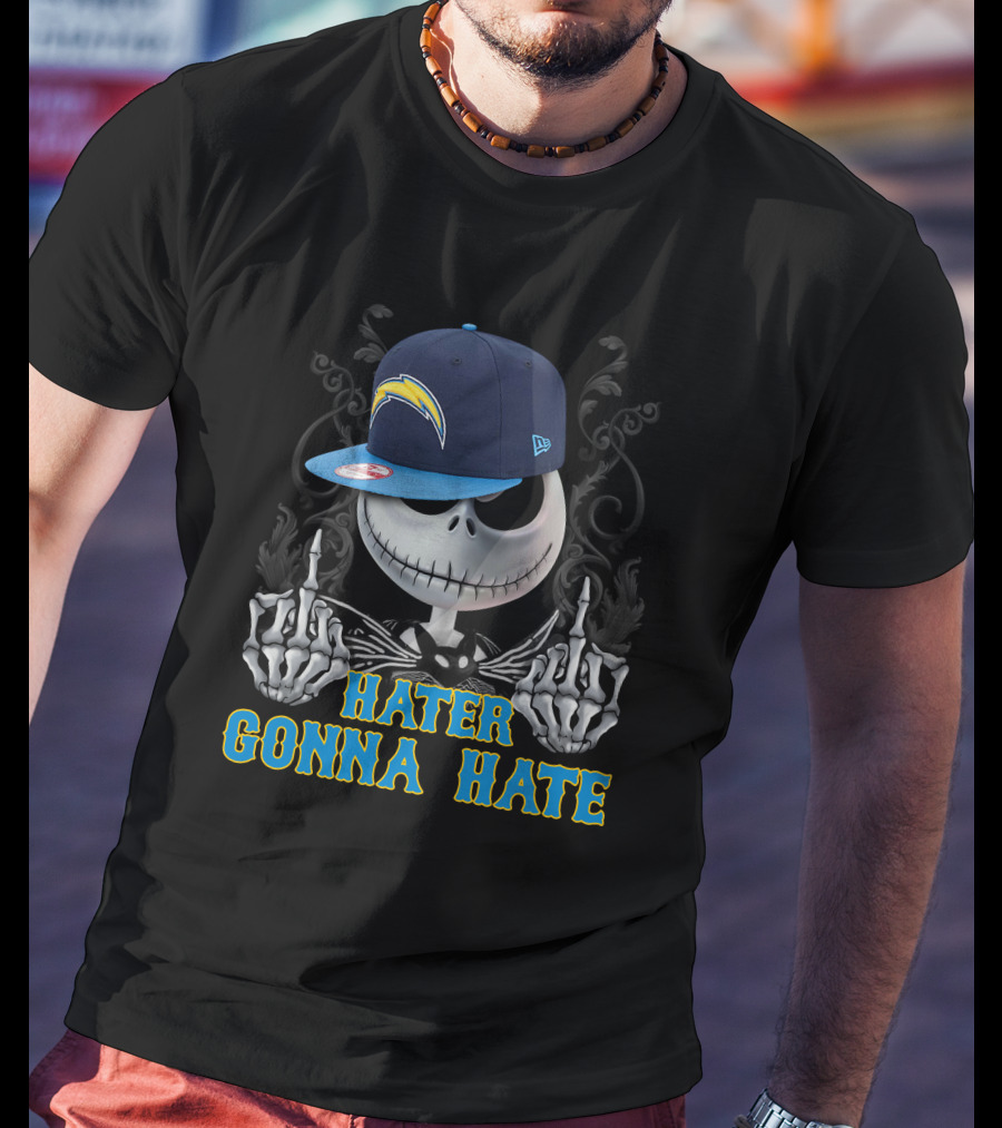 Hater Gonna Hate Los Angeles Chargers Cap T-Shirt