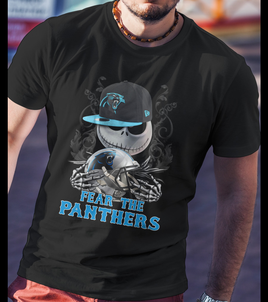 Fear The Panthers Carolina Panthers Ds001-05 T-Shirt