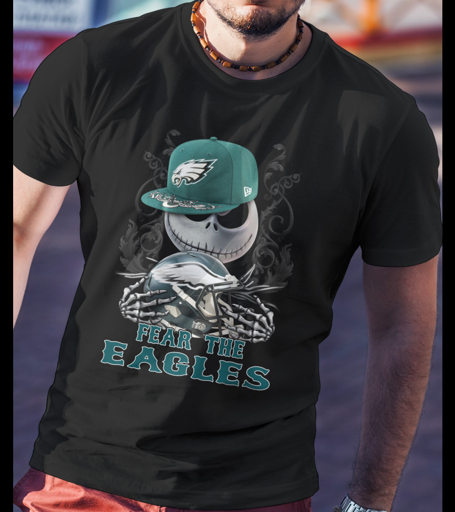 Fear The Eagles Ds001-24 Philadelphia Eagles T-Shirt