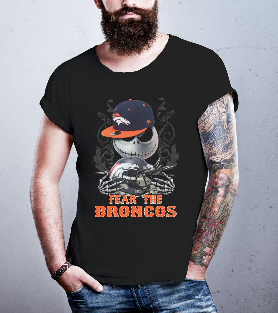 Fear The Broncos Ds001-10 Denver Broncos T-Shirt