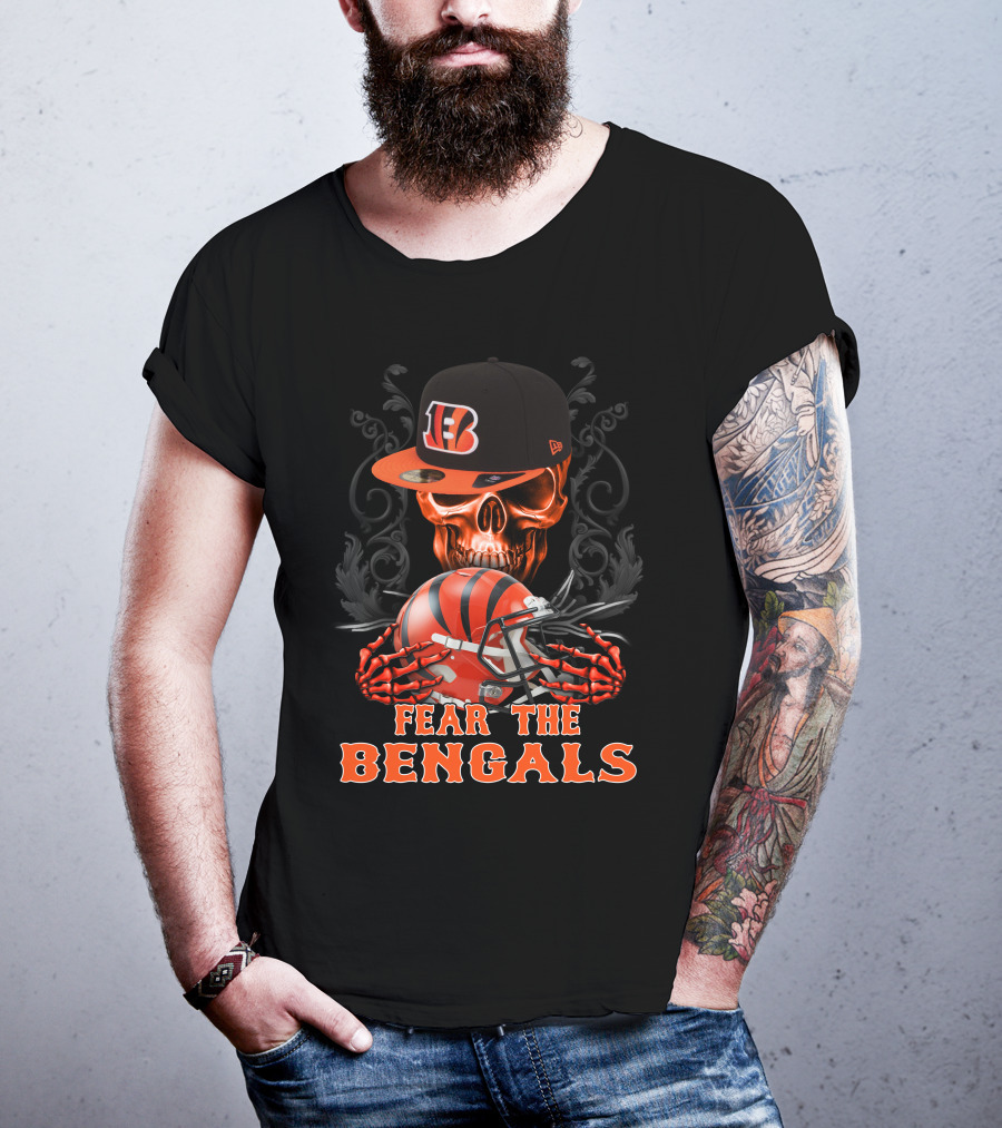 Fear The Bengals Cincinnati Ds002-07 T-Shirt