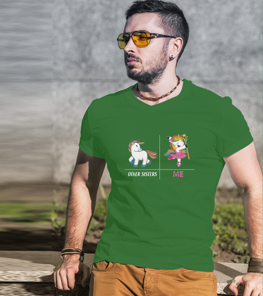 Other Sisters Me Cute Unicorn Ballerina T-Shirt