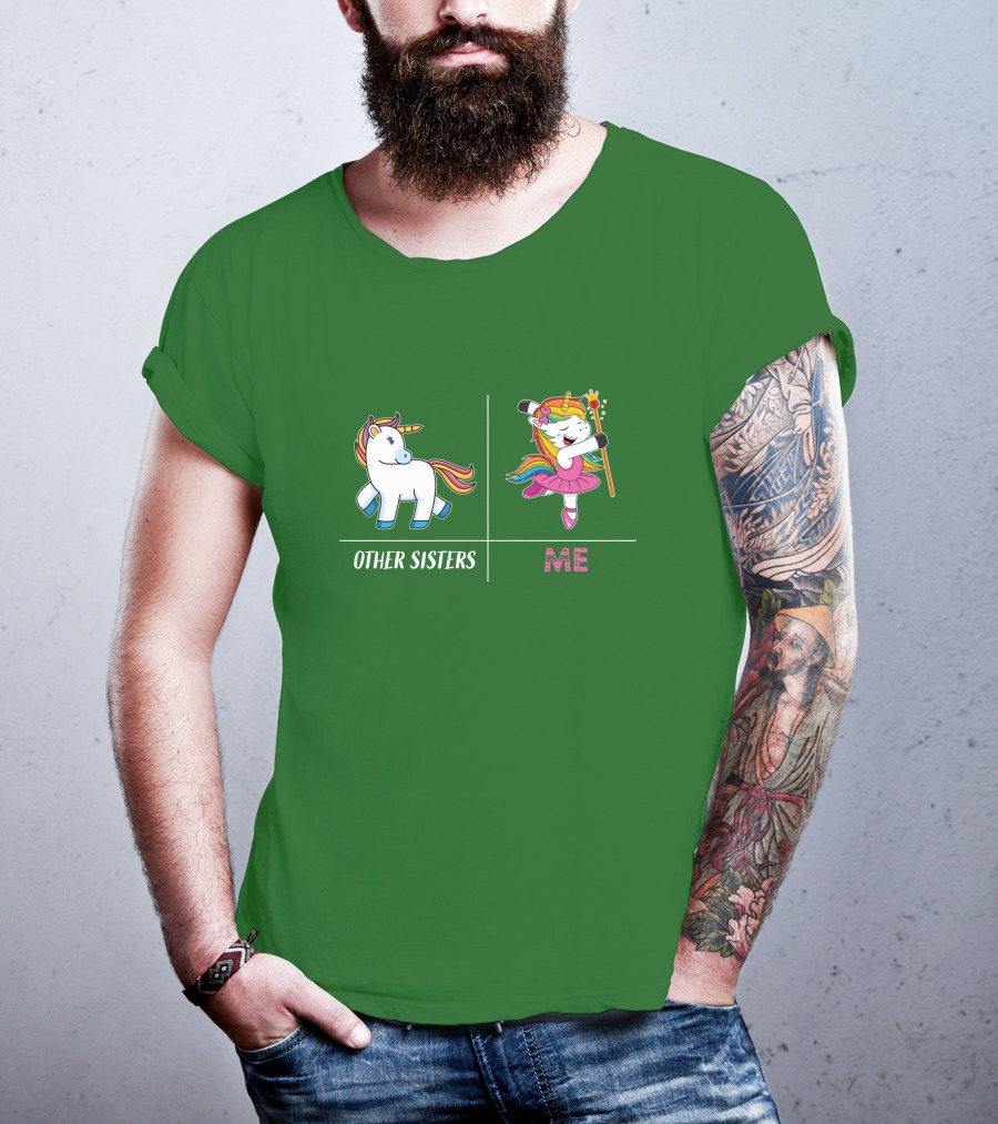 Other Sisters Me Cute Unicorn Ballerina T-Shirt