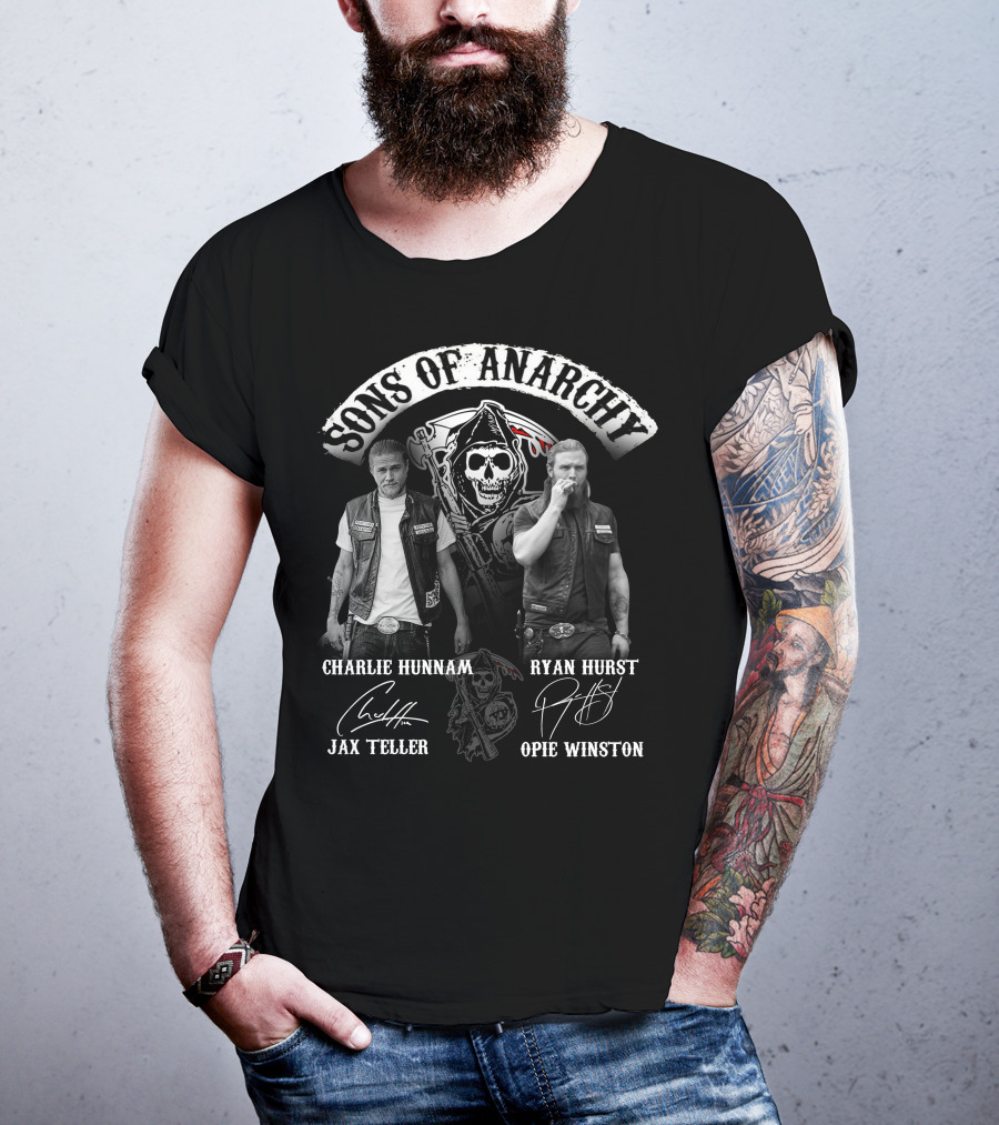 Sons Of Anarchy Jax Teller Opie Winston Charlie Hunnam Ryan Hurst T-Shirt