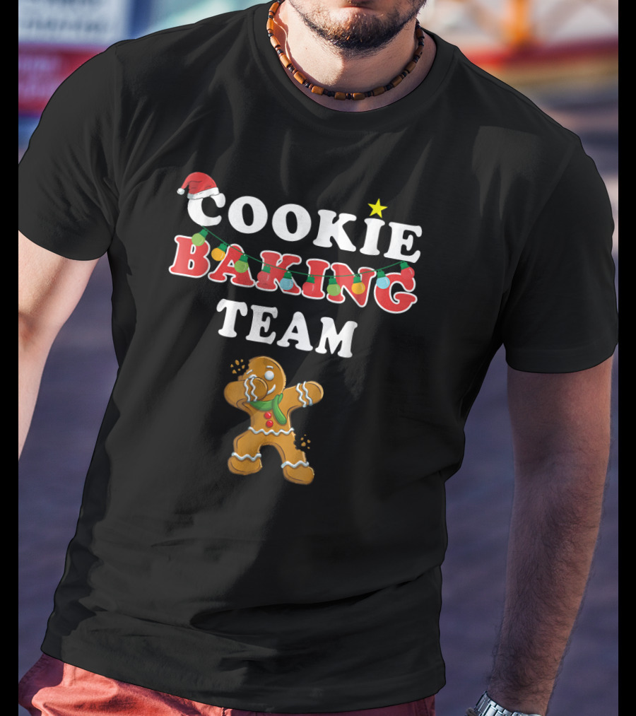Cookie Baking Team Christmas Gingerbread Holiday Team T-Shirt
