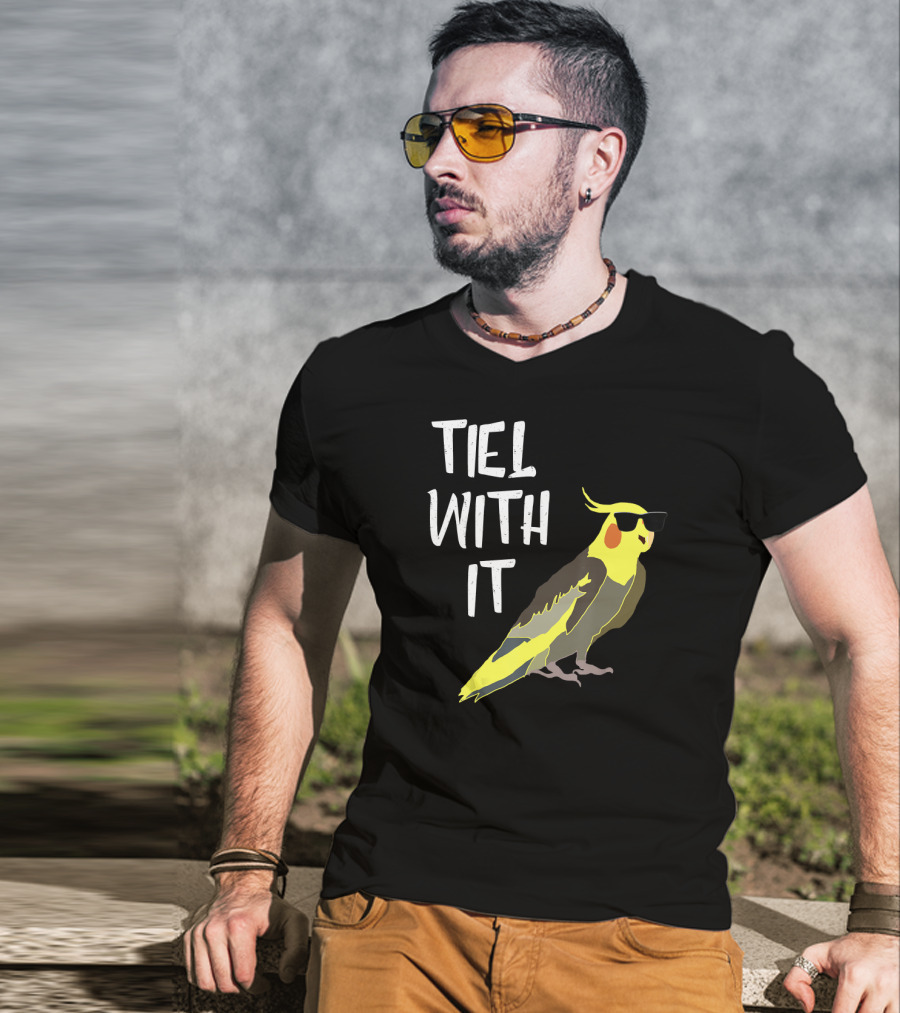Tiel With It Cool Cockatiel Sunglasses Birds T-Shirt