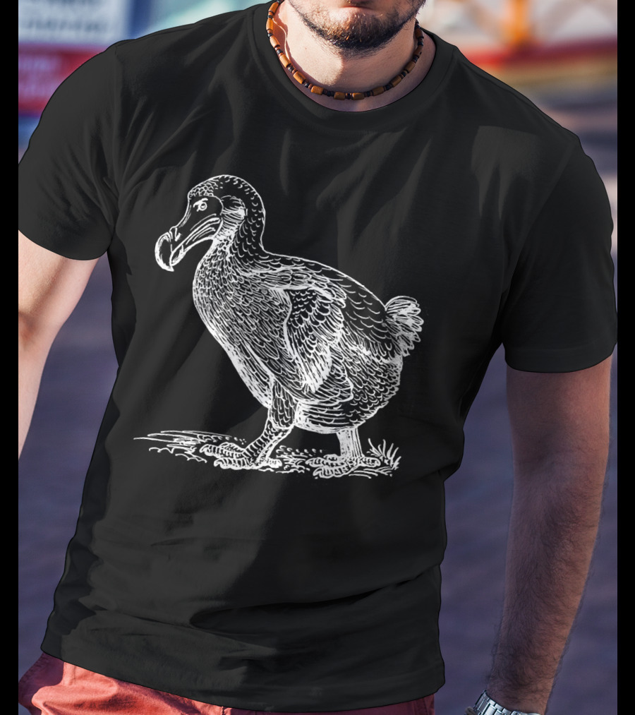 Cool Extinct Dodo Bird Fun Hipster T-Shirt