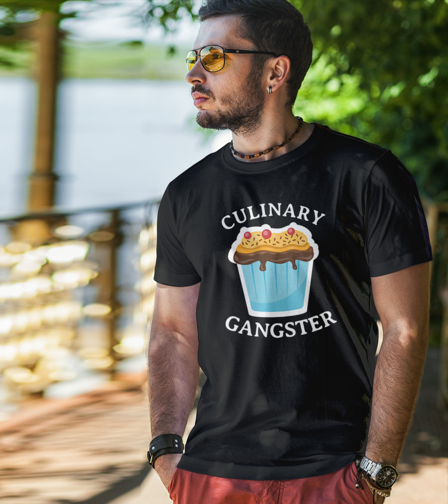 Culinary Gangster Funny Cupcake Baker Cupcake Delight T-Shirt