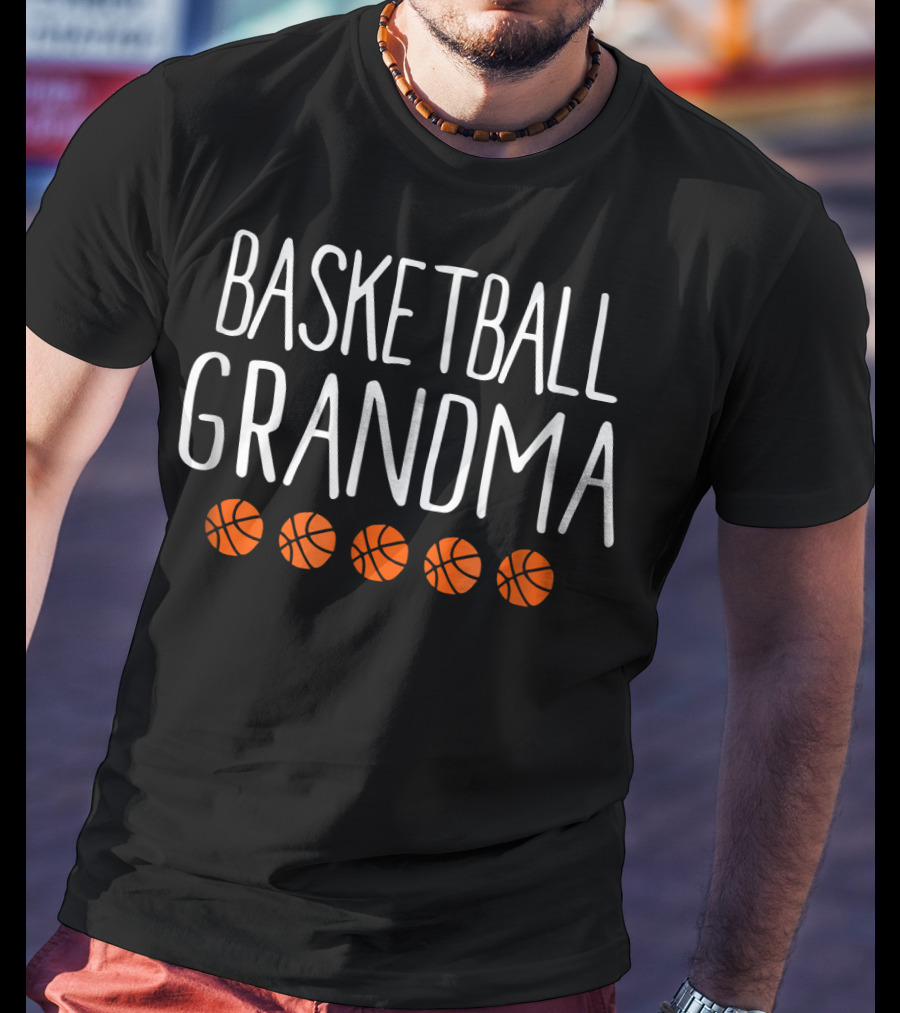 Basketball Grandma Sports Cute Basketballs T-Shirt